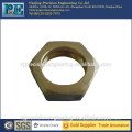 Customized CNC machining brass hex nut